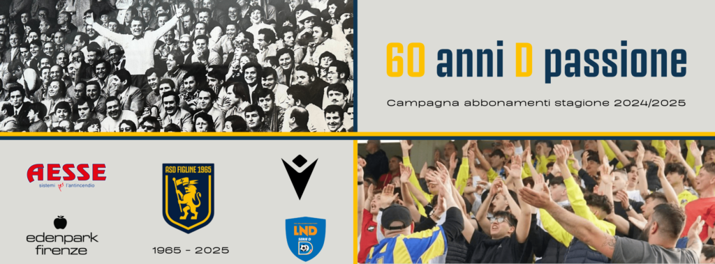 Copertina abbonamenti 60 anni D passione copertina FB